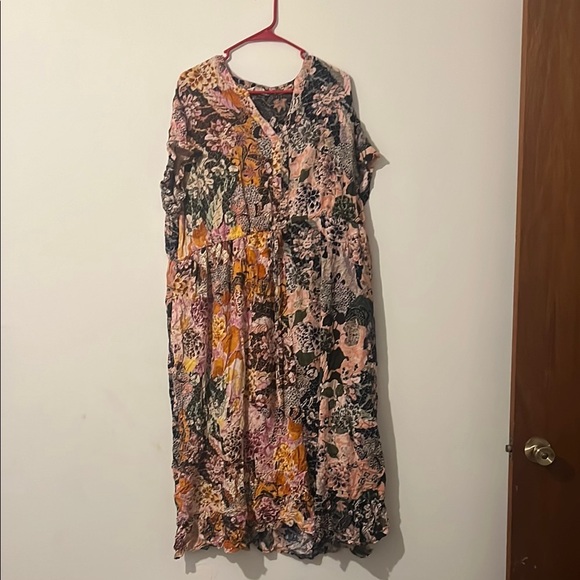 Terra & Sky Dresses & Skirts - Terra & Sky Orange Brown Sundress Maxi